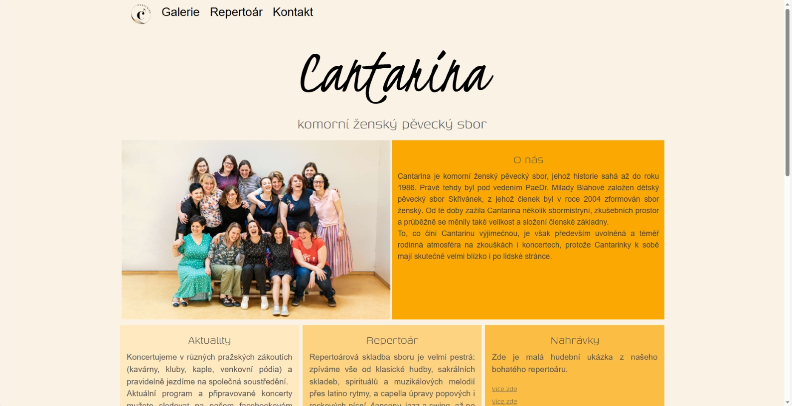 Cantarina-pěvecký soubor