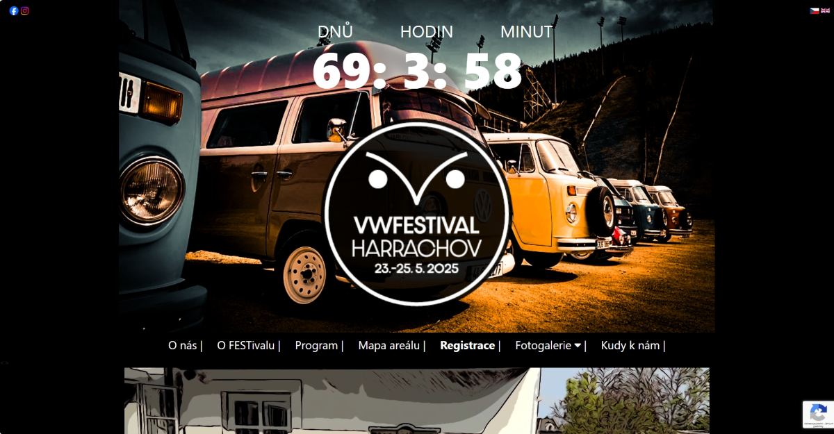 web Volkswagen festival Harachov